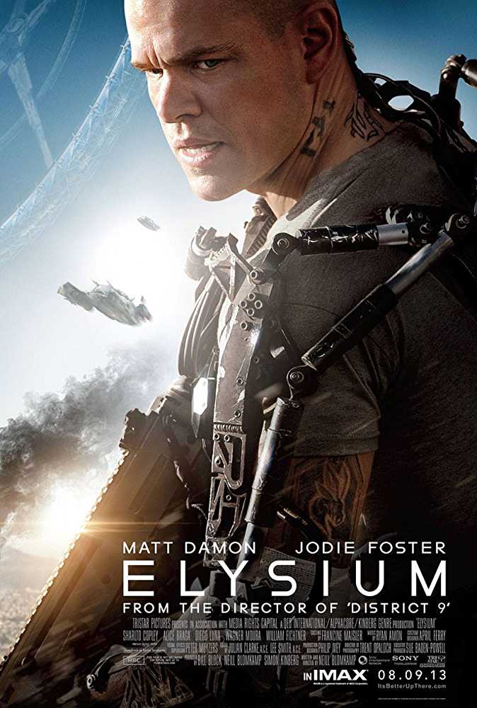 Elysium 2013 BluRay Hindi Dual Audio