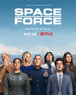 Poster for Netflix series Space Force